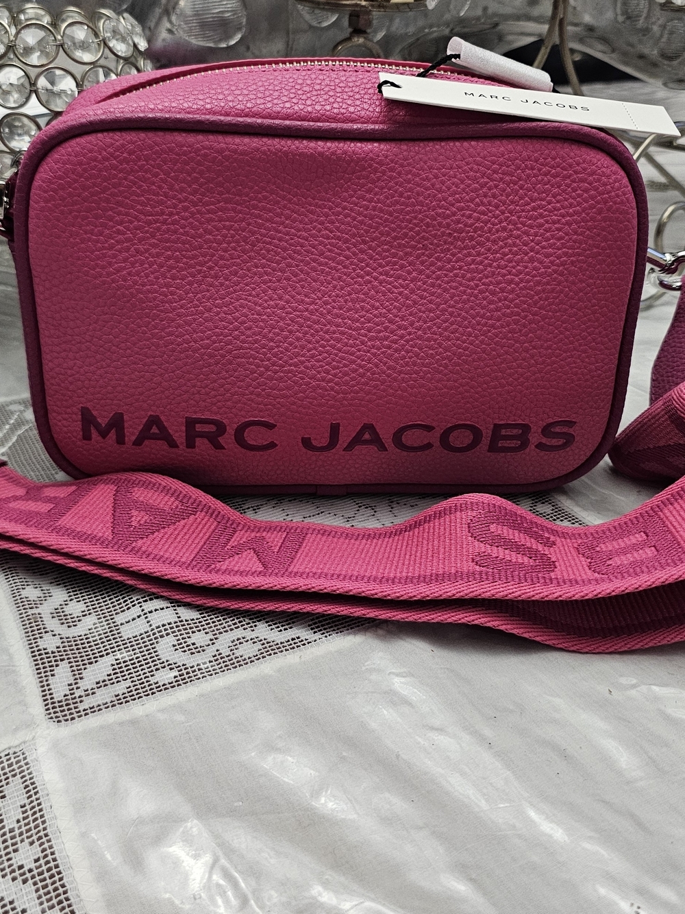 Marc Jacobs Hot Pink Crossbody Camera Bag